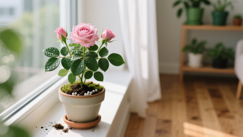 Indoor Miniature Rose Soil Mix: Fix Root Rot & Boost Blooms