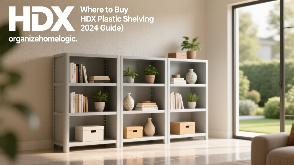 Where to Buy HDX Plastic Shelving (2024 Guide)