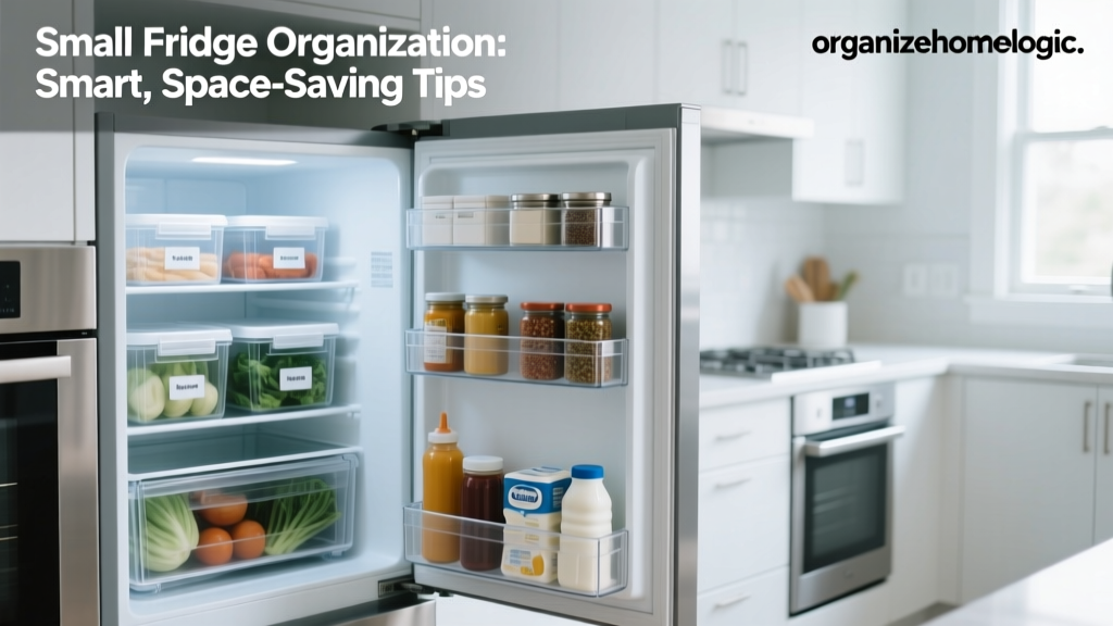 Small Fridge Organization: Smart, Space-Saving Tips