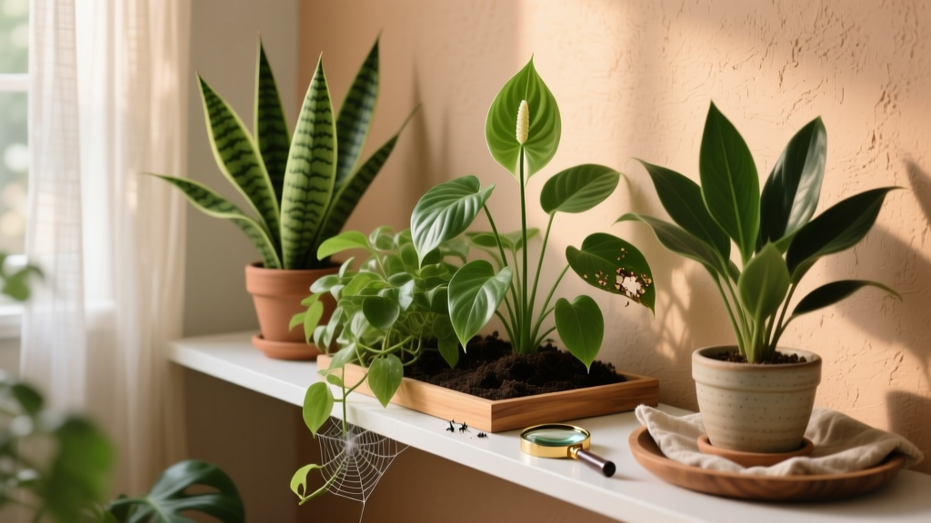 Bug Control for Indoor Plants in Low Light