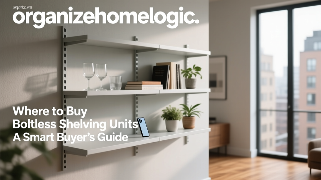 Where to Buy Boltless Shelving Units: A Smart Buyer’s Guide