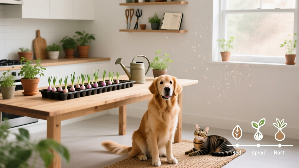 Pet-Safe Onion Growing: Plant Indoors in 2026