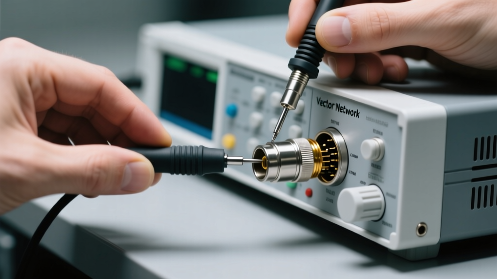 How to Replace Damaged Coaxial Connectors on Vector Network 