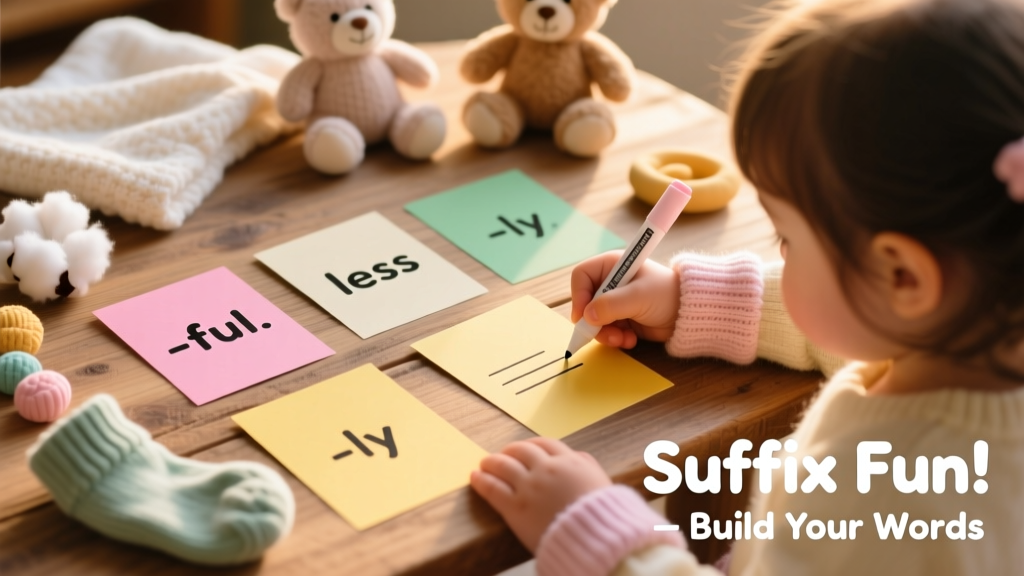 Suffixes That Form Adjectives: A Fill-in-the-Blank Activity for Early Literacy Development