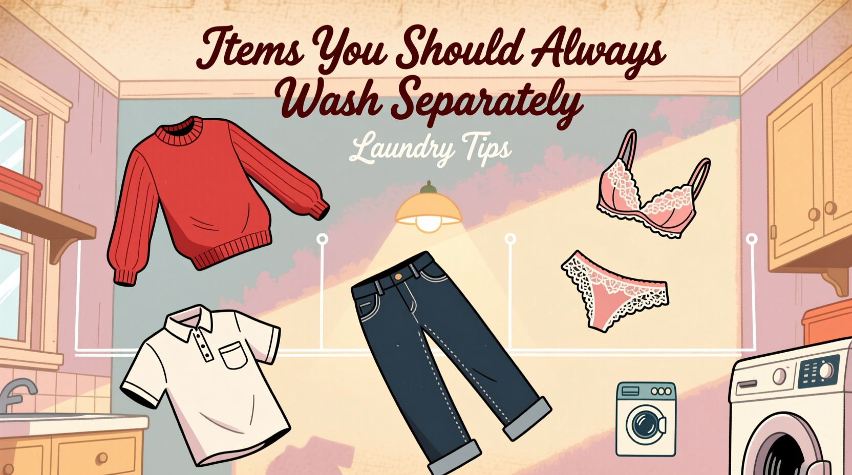 items you should always wash separately