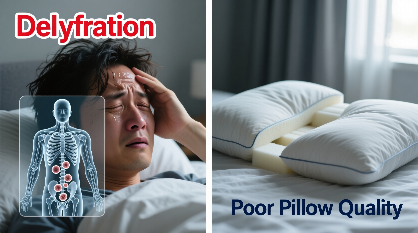 why am i waking up with a headache dehydration vs pillow quality explained