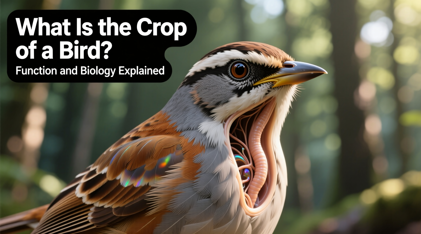 what is the crop of a bird