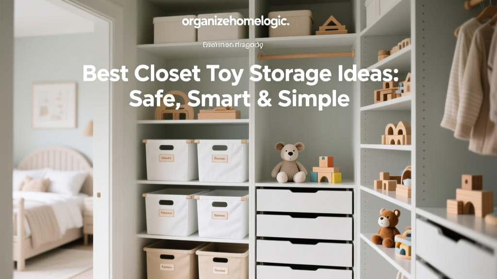 Best Closet Toy Storage Ideas: Safe, Smart & Simple