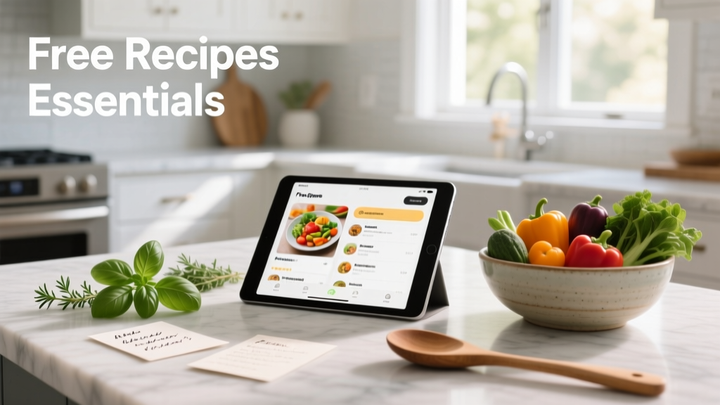 Free Recipes Essentials: What You Really Need to Cook Well Without Spending a Dime