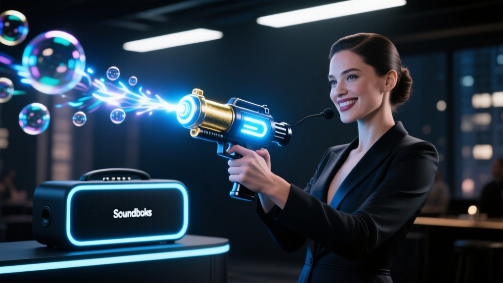 How to Sync Your Bubble Blaster Champagne Gun with Wireless Audio