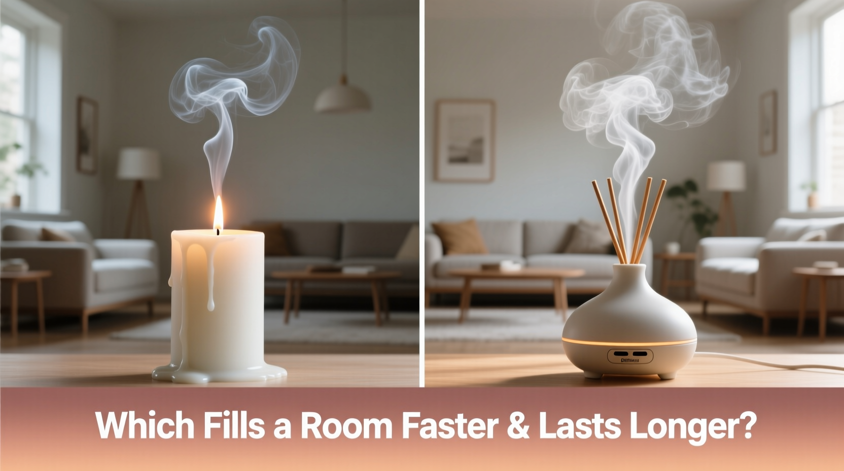 scented candles vs essential oil diffusers which fills a room faster and lasts longer