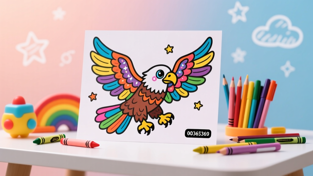 Eagle Coloring Pages_00365369: Safety, Developmental Value, and Industry Standards for Children’s Art Resources