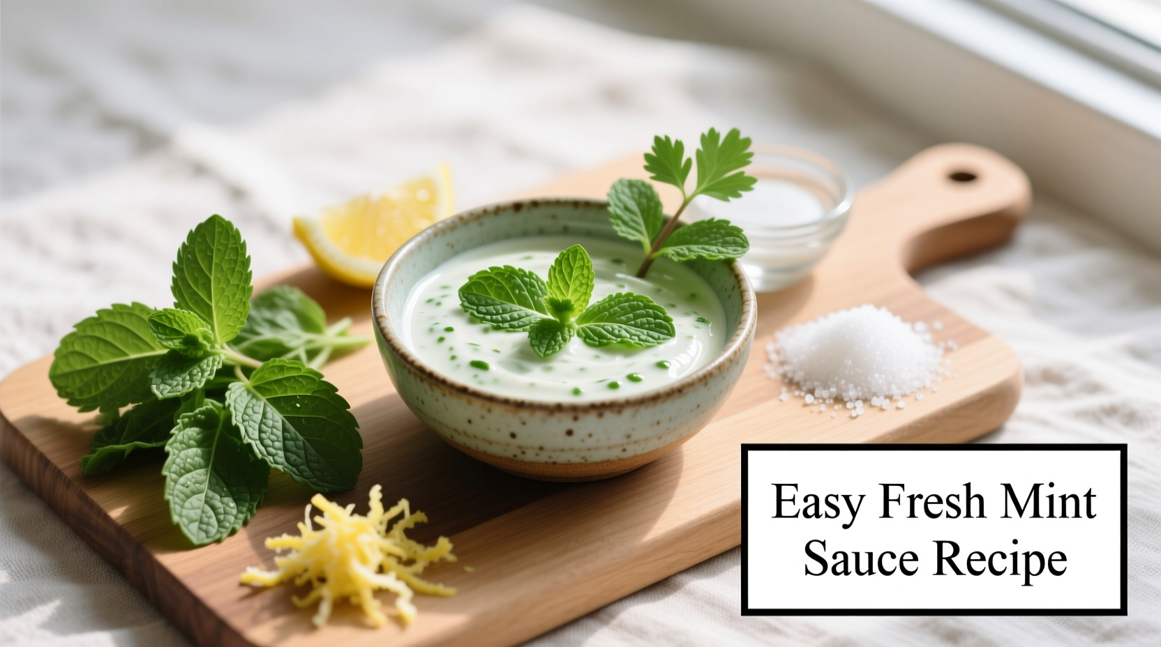 5-Minute Mint Sauce Recipe | TheHomeSprouts