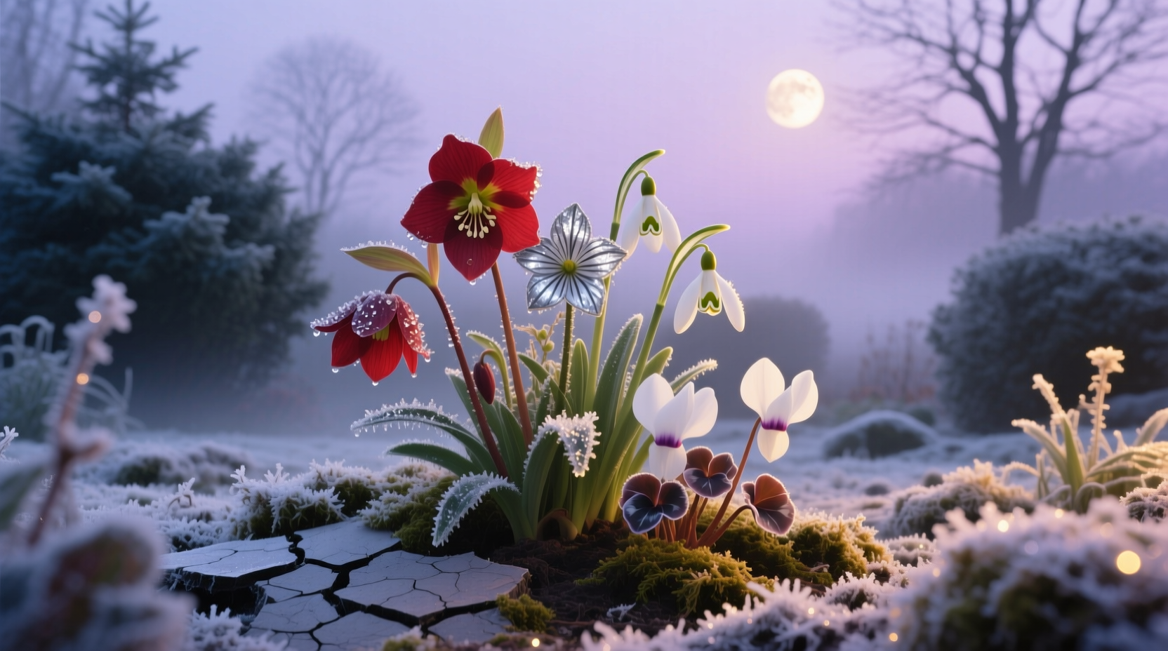 flowers for garden in winter
