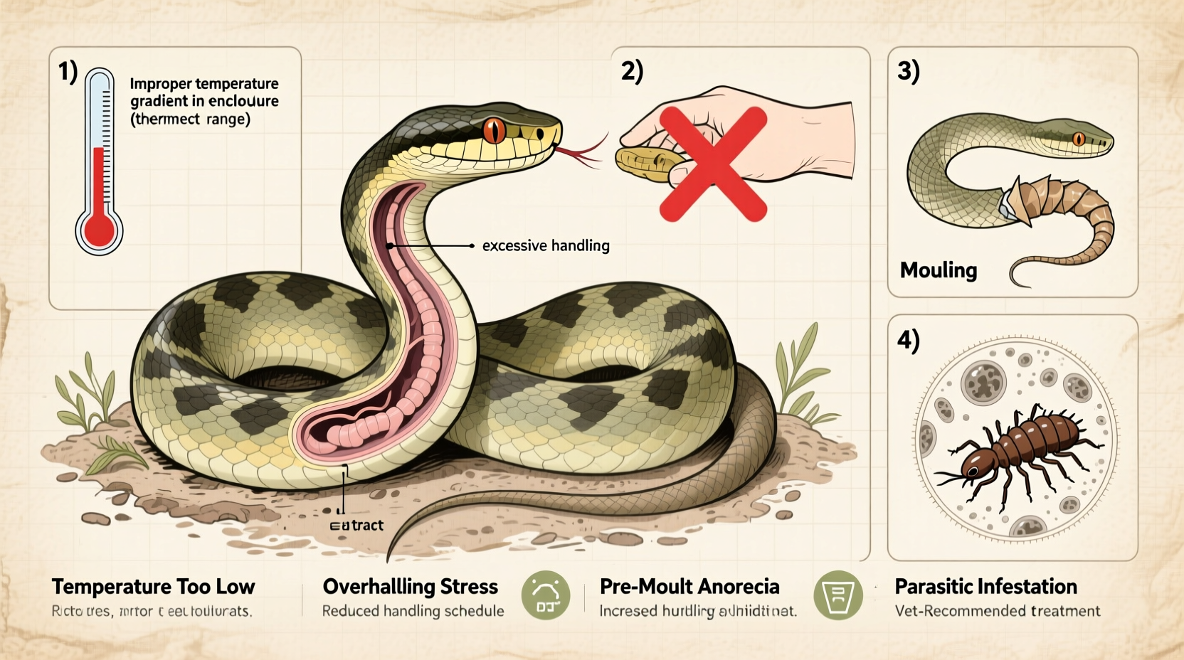 why is my snake refusing to eat common causes and solutions