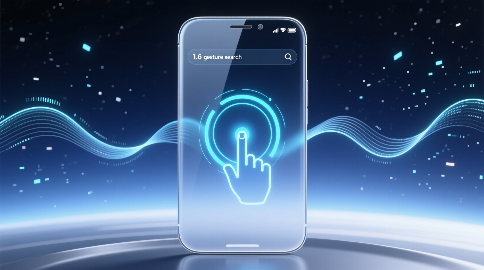gesture search available for android 1 6