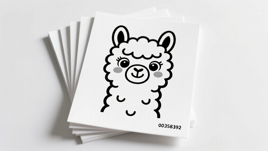 Llama Coloring Pages_00358392: Safety-First Creative Engagement for Children Ages 2–8