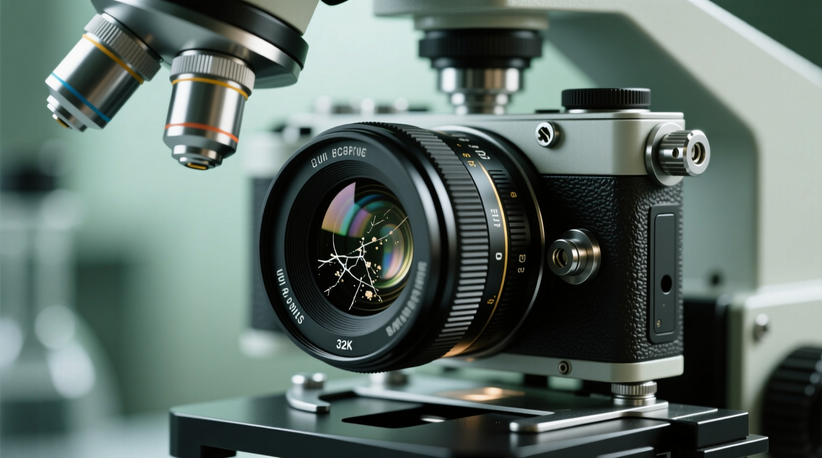 attach your camera to a microscope for super close macr