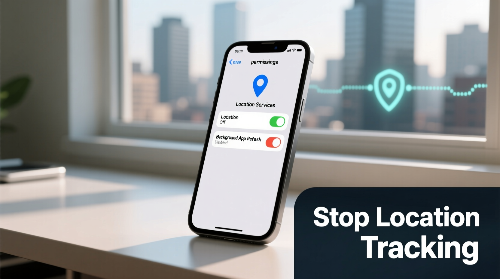 how to stop apps from tracking your location in the background