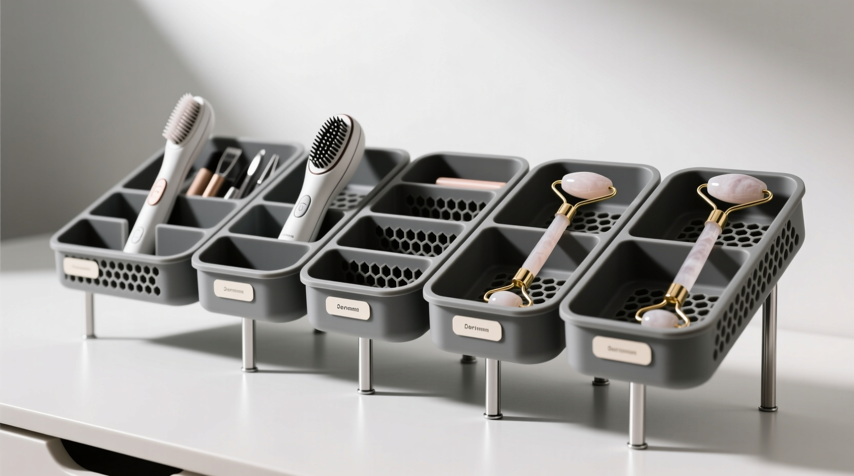 closet organization tips for beauty charging docks