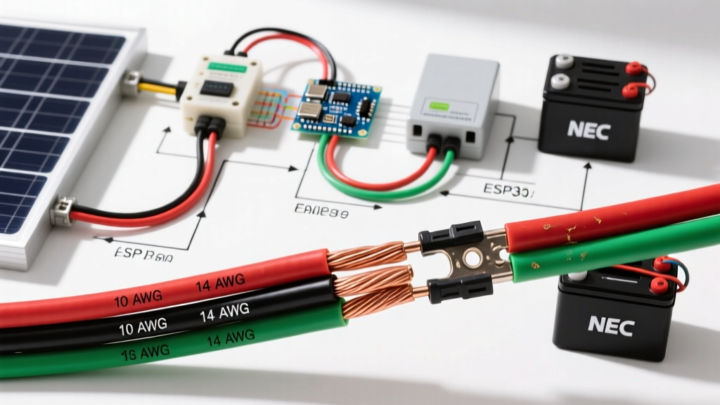 Wiring Diagram for Solar System: Wire Gauge & Color Code Guide