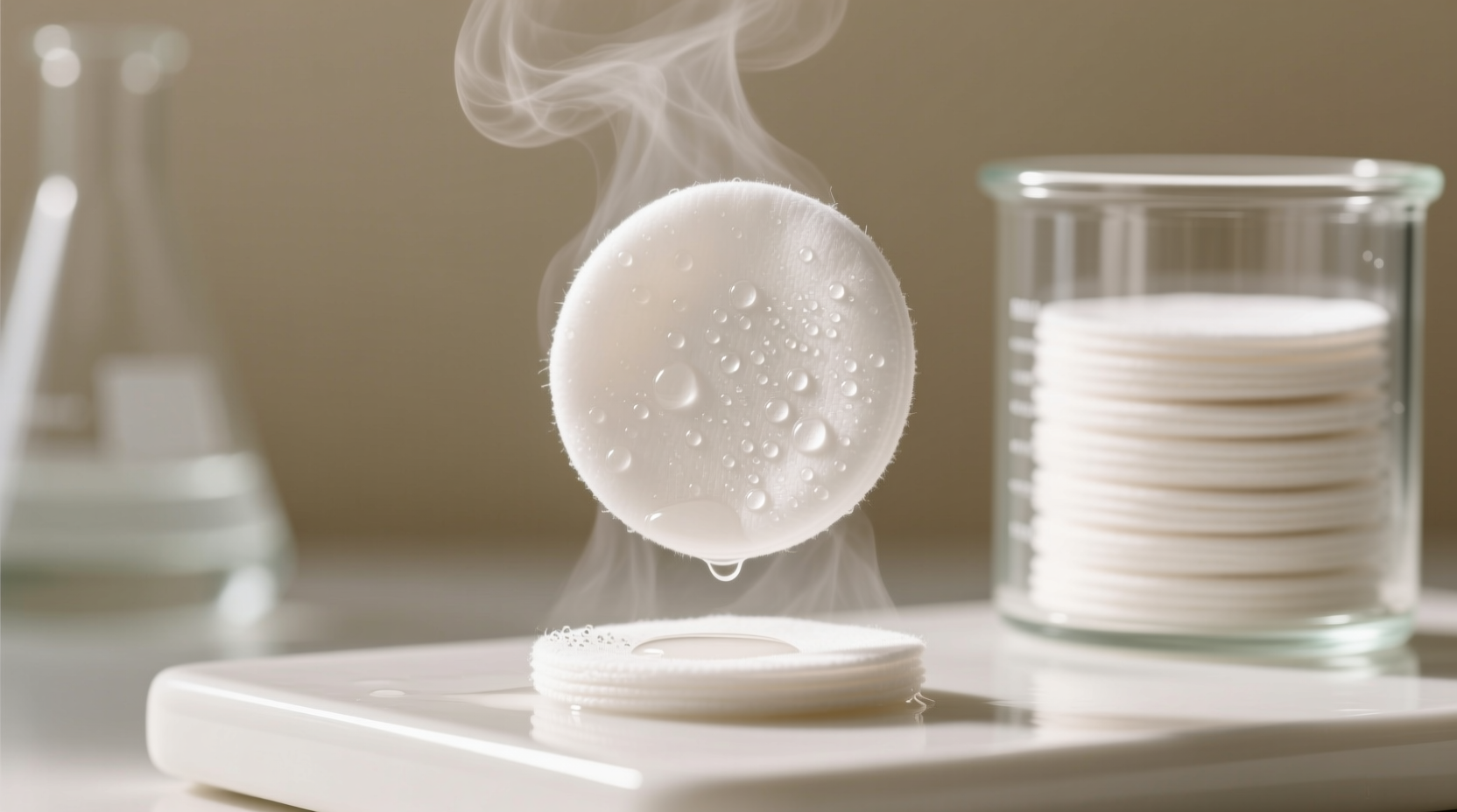 how to sanitize cotton makeup rounds without linting