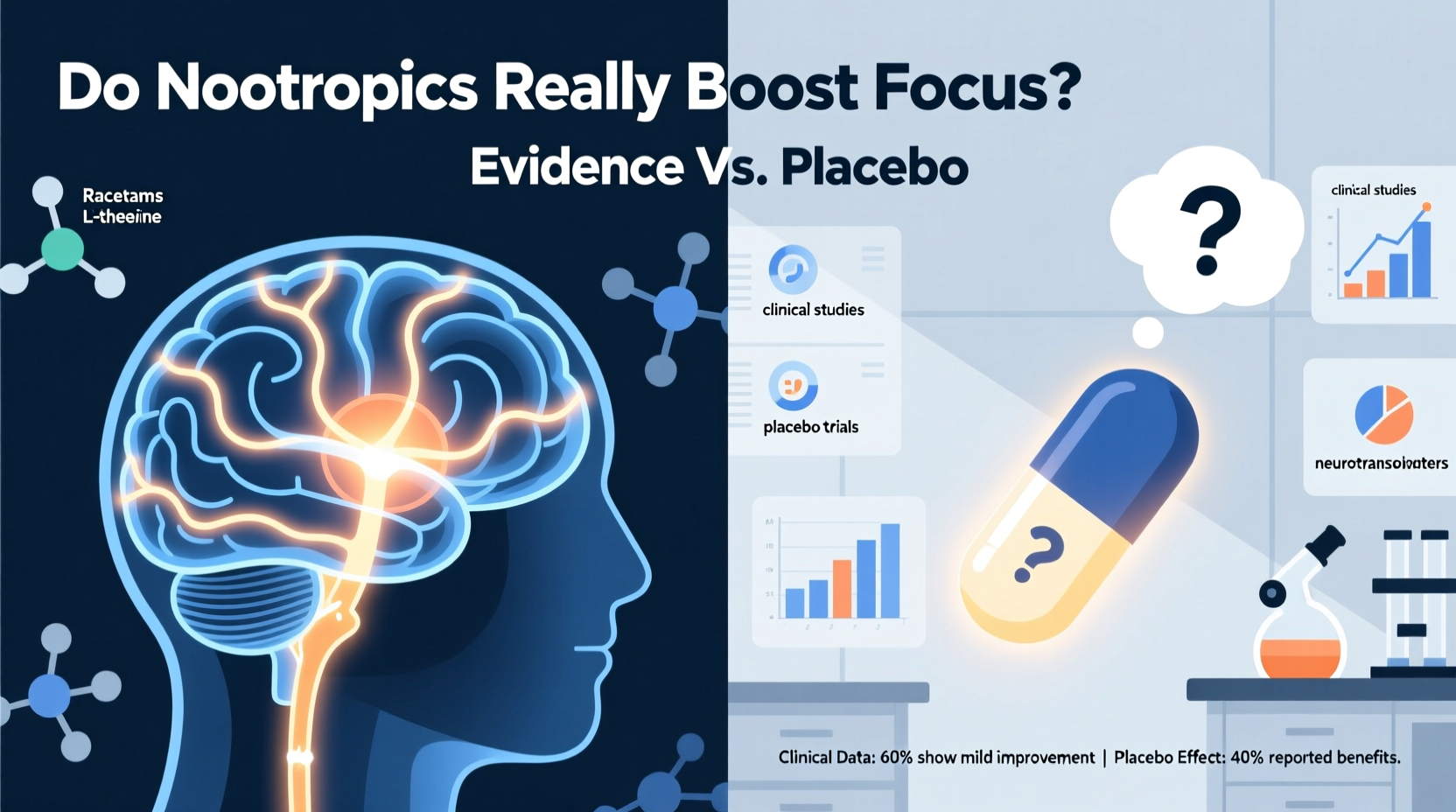 can you really boost your focus with nootropics or is it all placebo