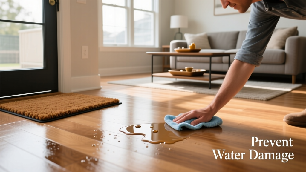 How to Prevent Hardwood Floor Water Damage at Home
