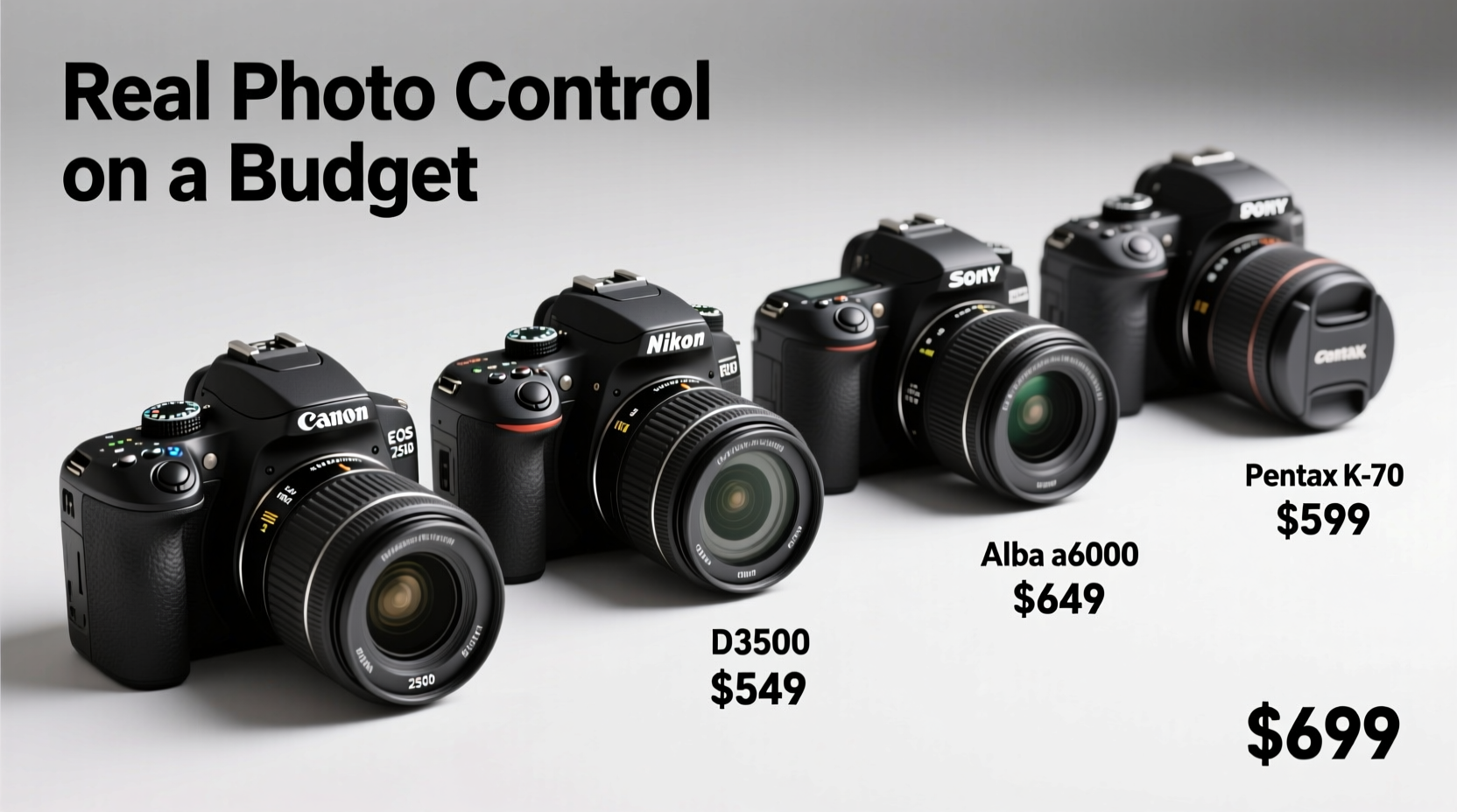 best budget dslr cameras for beginners who want real photo control