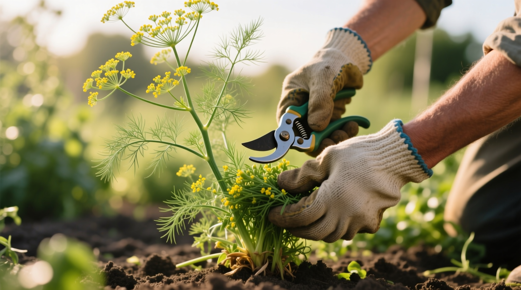 when and how to harvest dill
