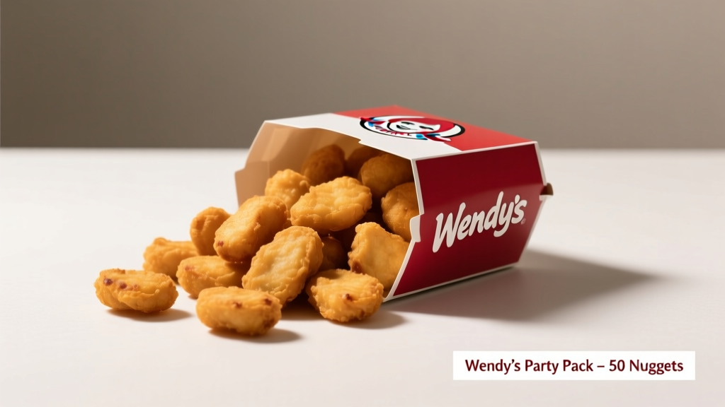 Wendy's Party Pack Nuggets: Count & Cost Tips