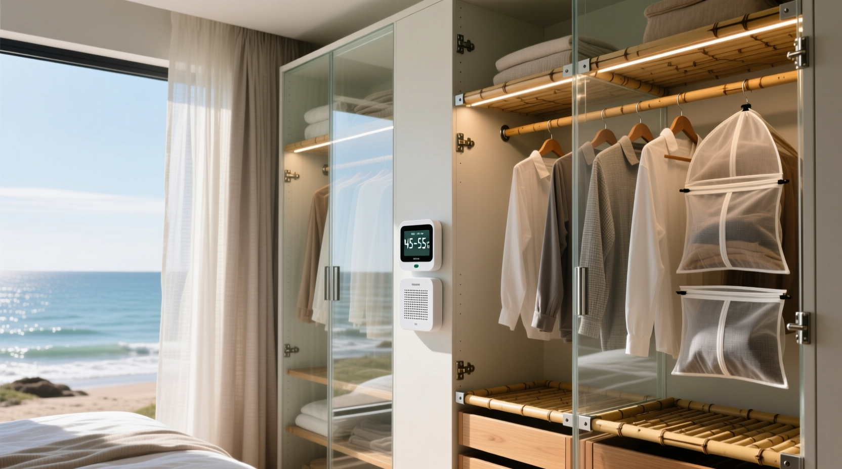 closet humidity monitor coastal city necessity