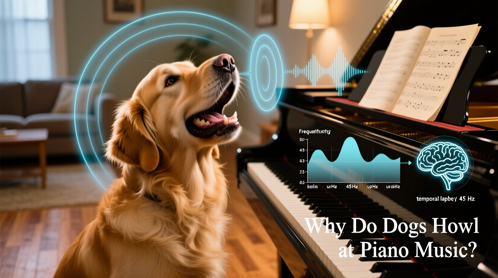 why does my dog howl when i play piano scientific theories