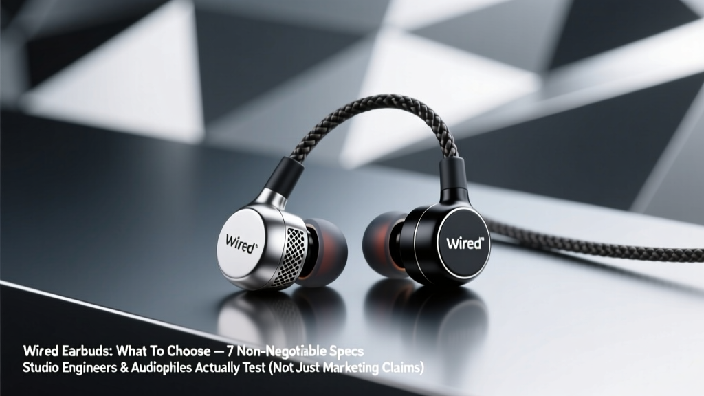Wired Earbuds What To Choose: 7 Non-Negotiable Specs Studio Engineers & Audiophiles Actually Test (Not Just Marketing Claims)