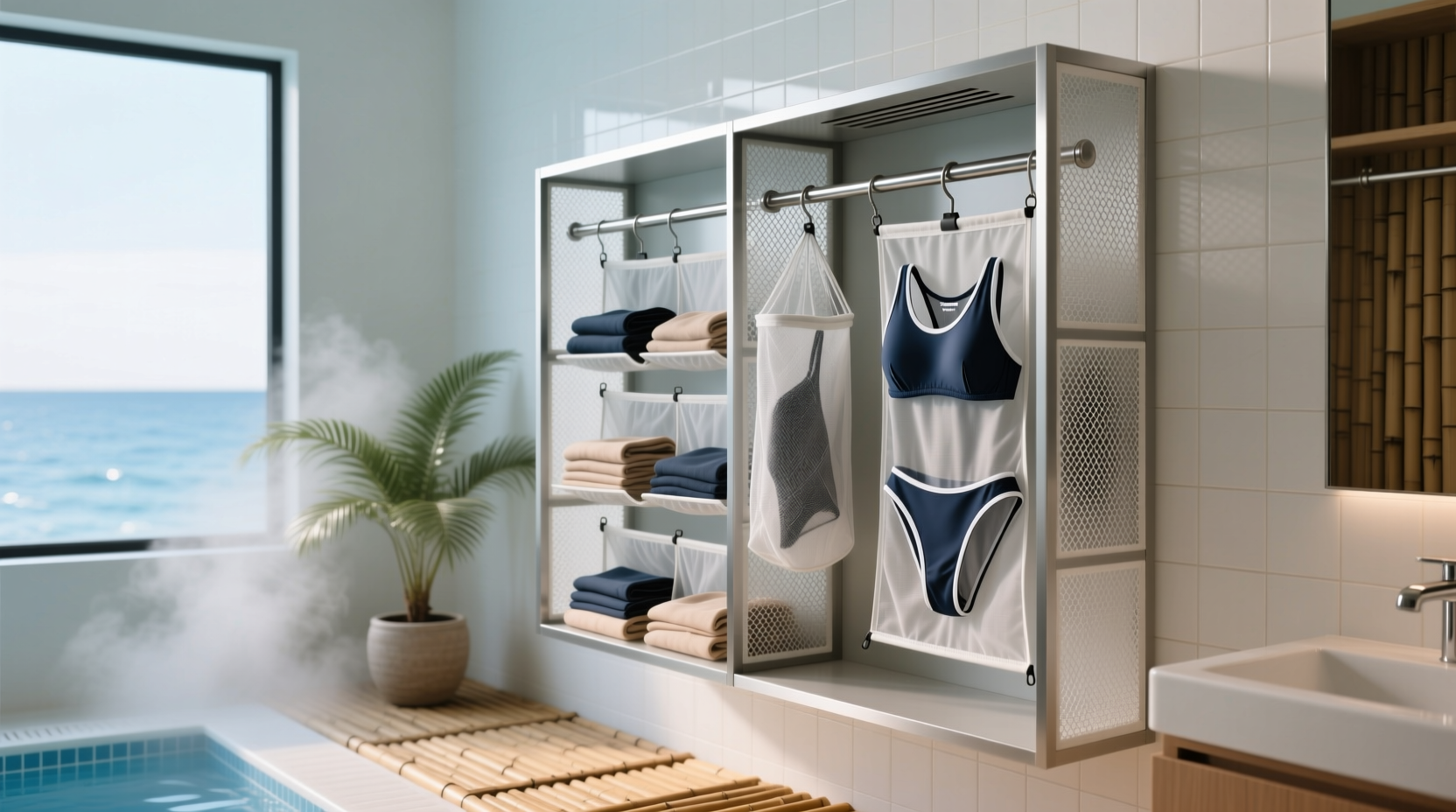 swimwear storage tips for closets