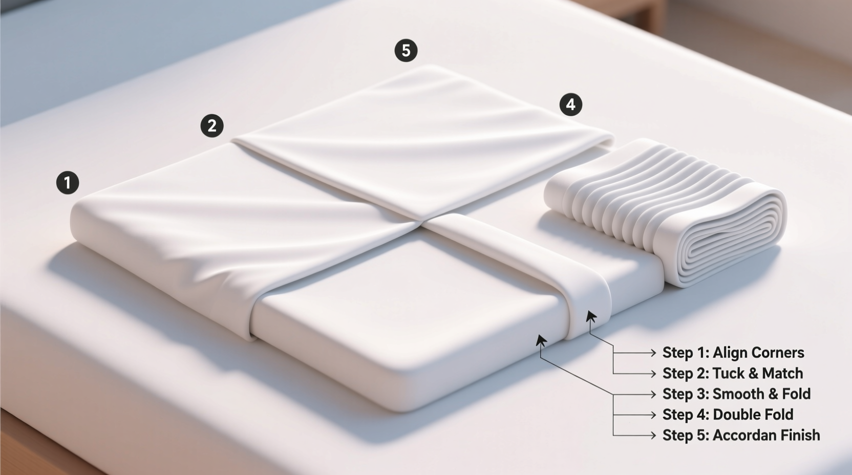 how to fold a fitted sheet perfectly first time every time