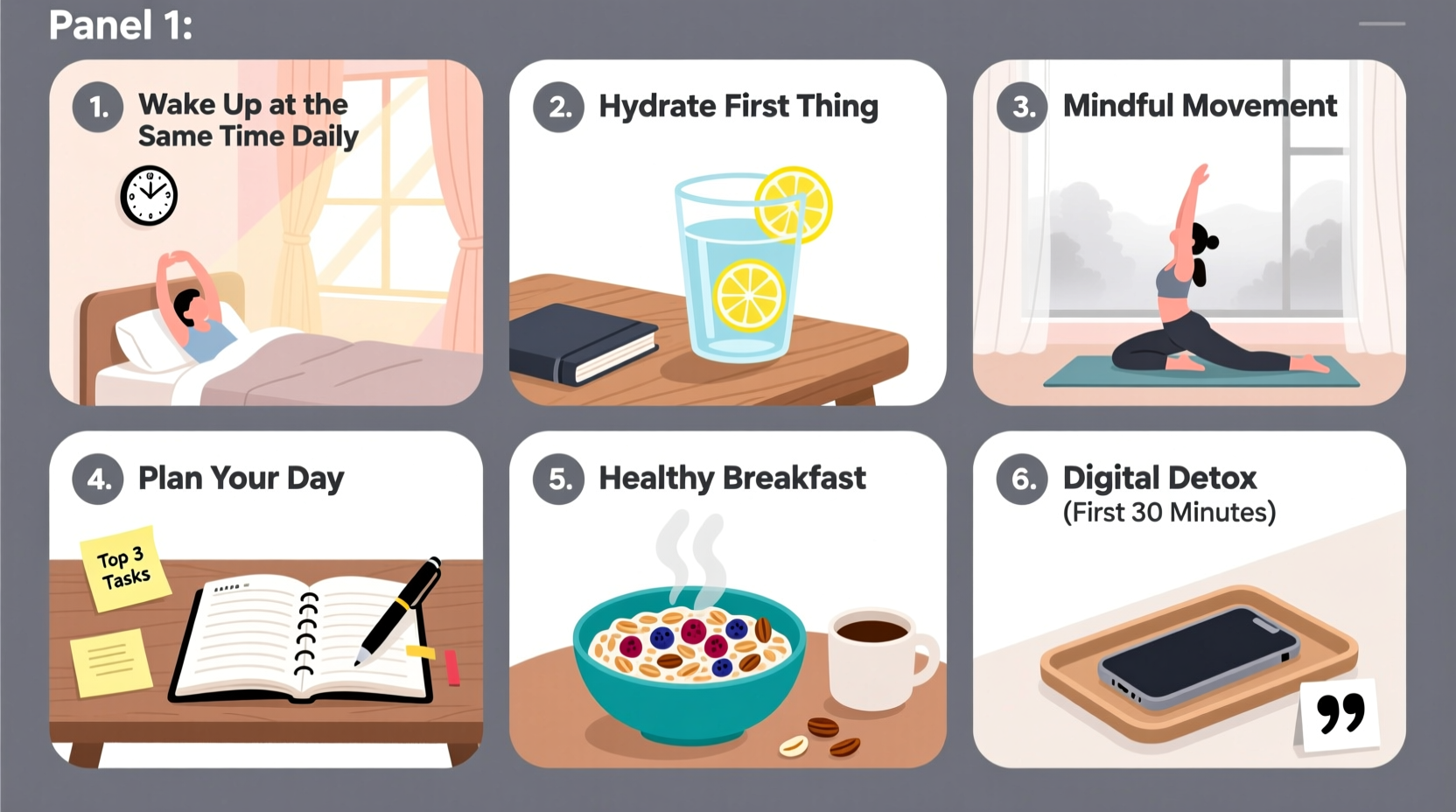 step by step guide to creating a morning routine that boosts productivity