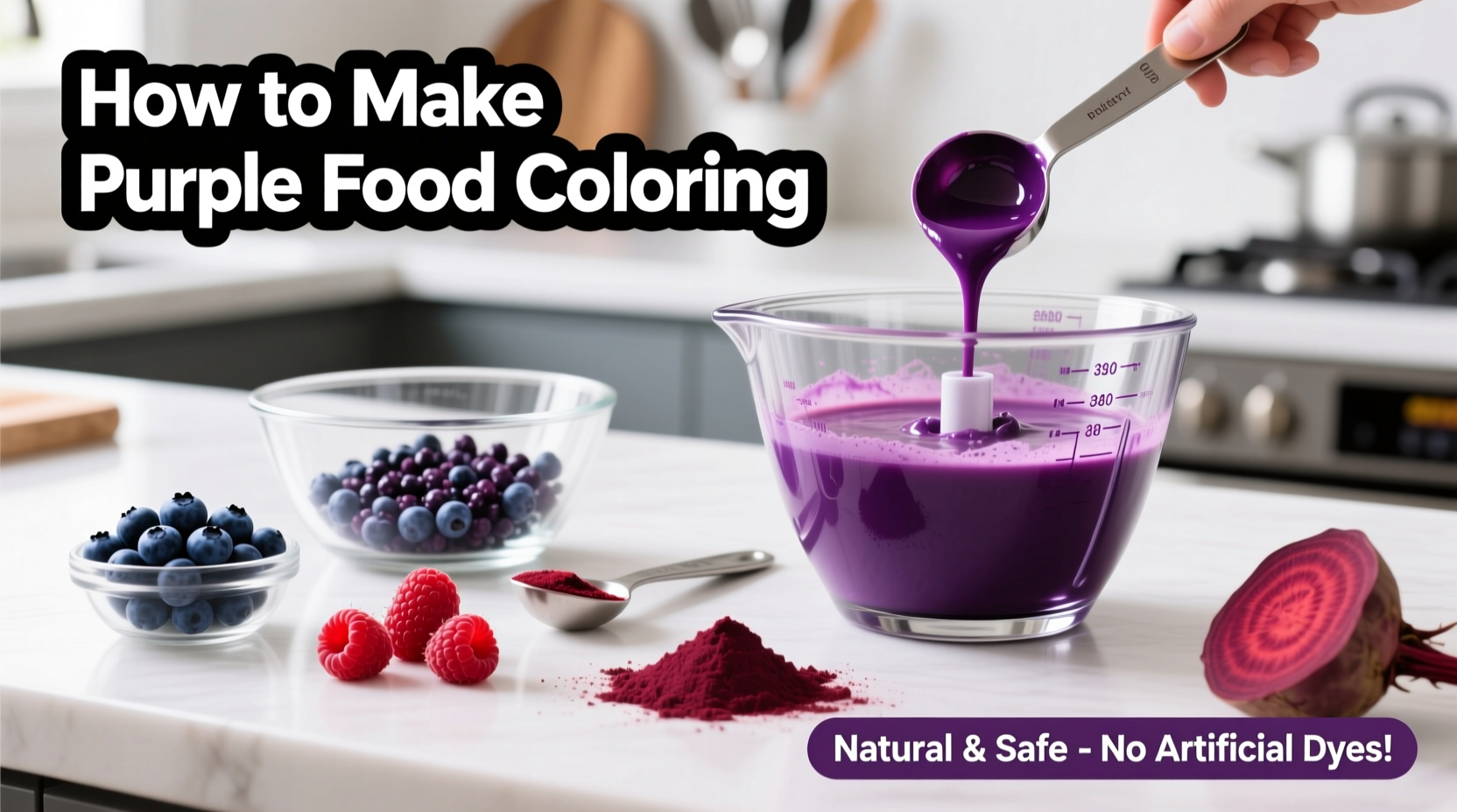 how to make purple food coloring