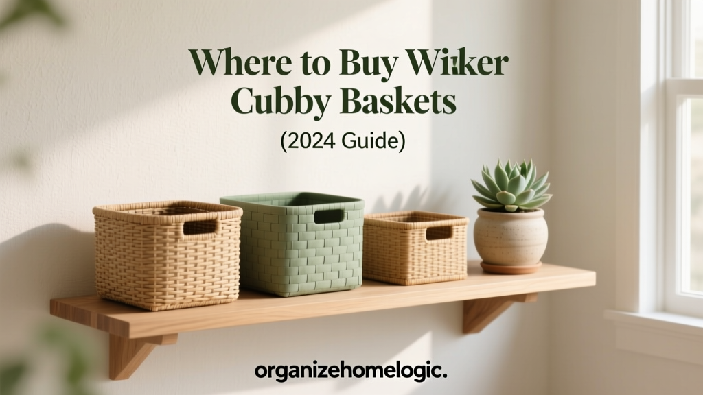 Where to Buy Wicker Cubby Baskets (2024 Guide)