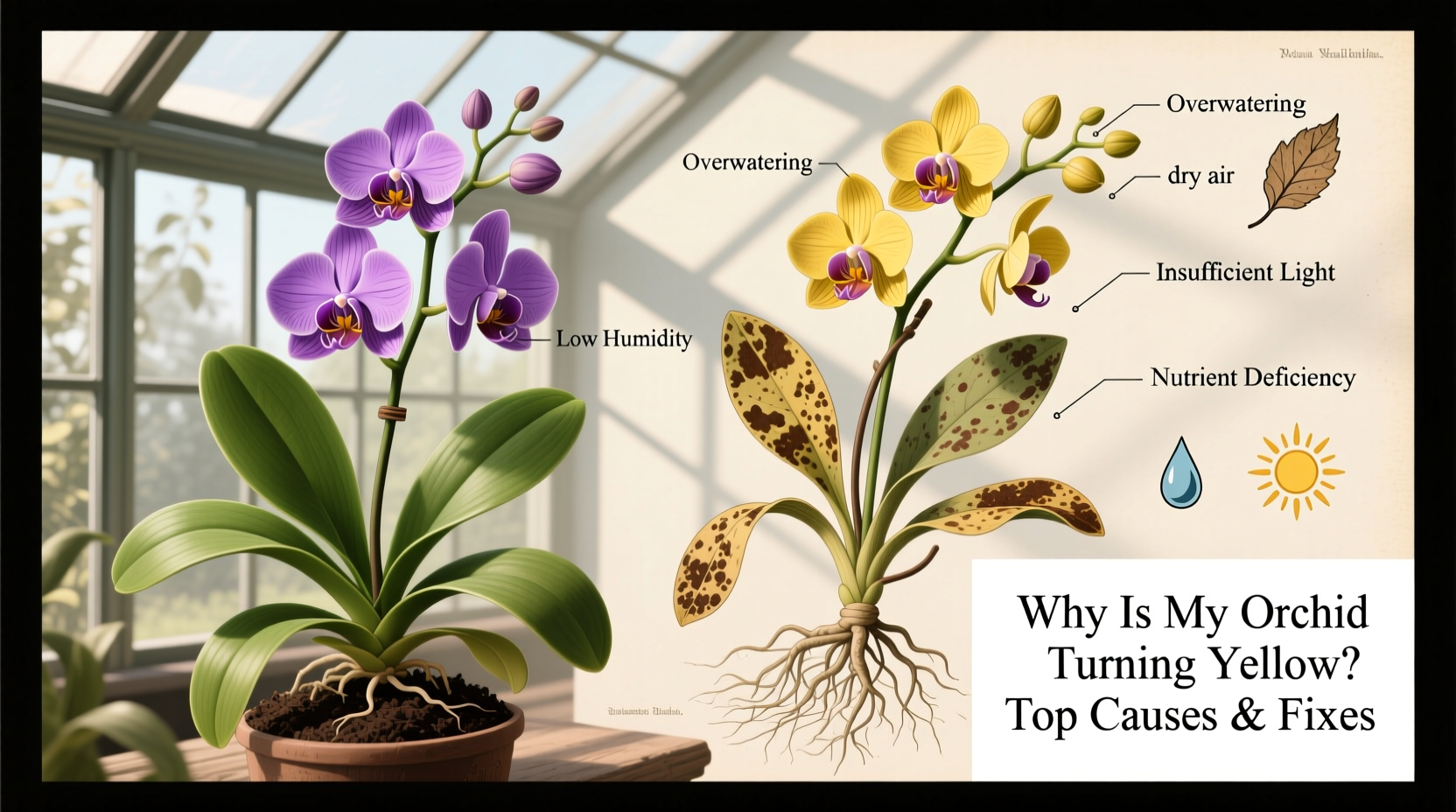5 Reasons Your Orchid Turns Yellow | TheHomeSprouts