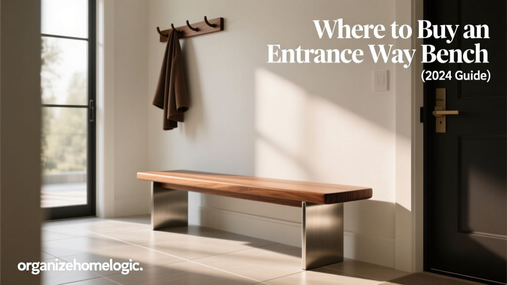 Where to Buy an Entrance Way Bench (2024 Guide)