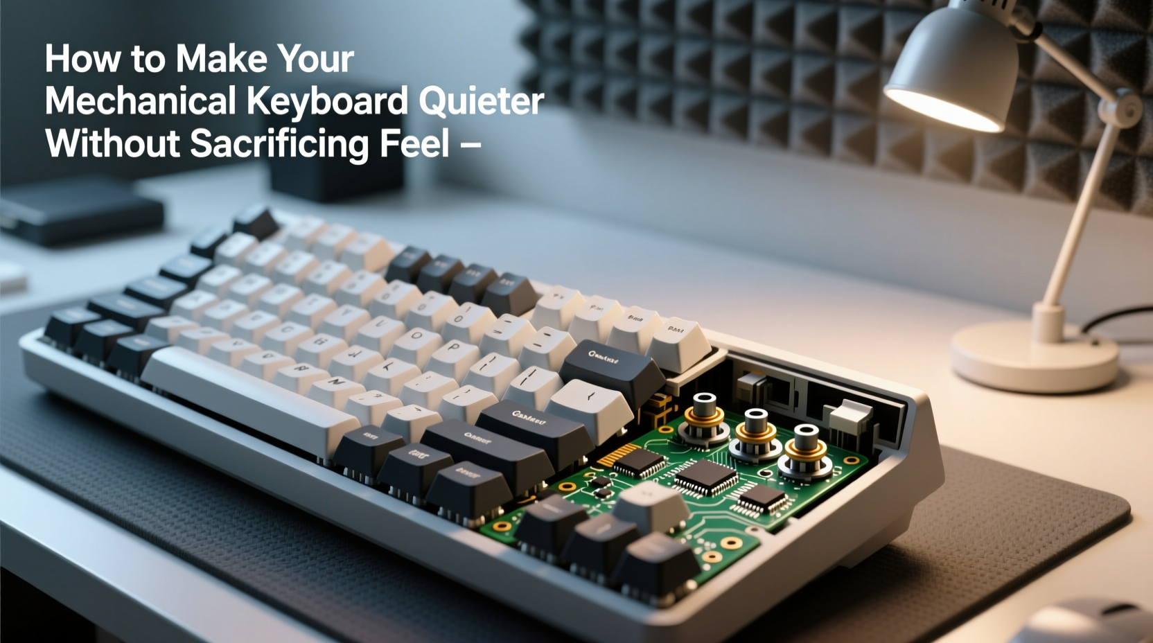 how to make your mechanical keyboard quieter without sacrificing feel