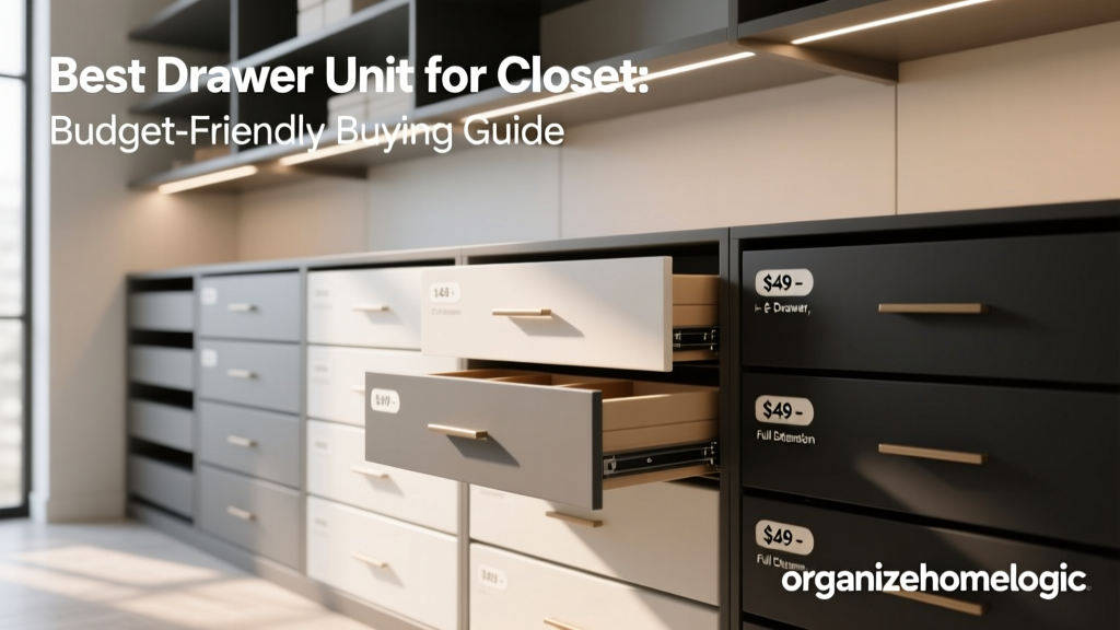 Best Drawer Unit for Closet: Budget-Friendly Buying Guide