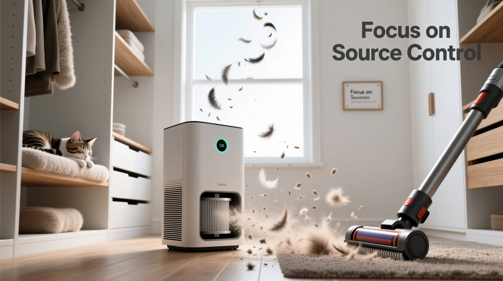 closet organization tips pet hair air purifiers