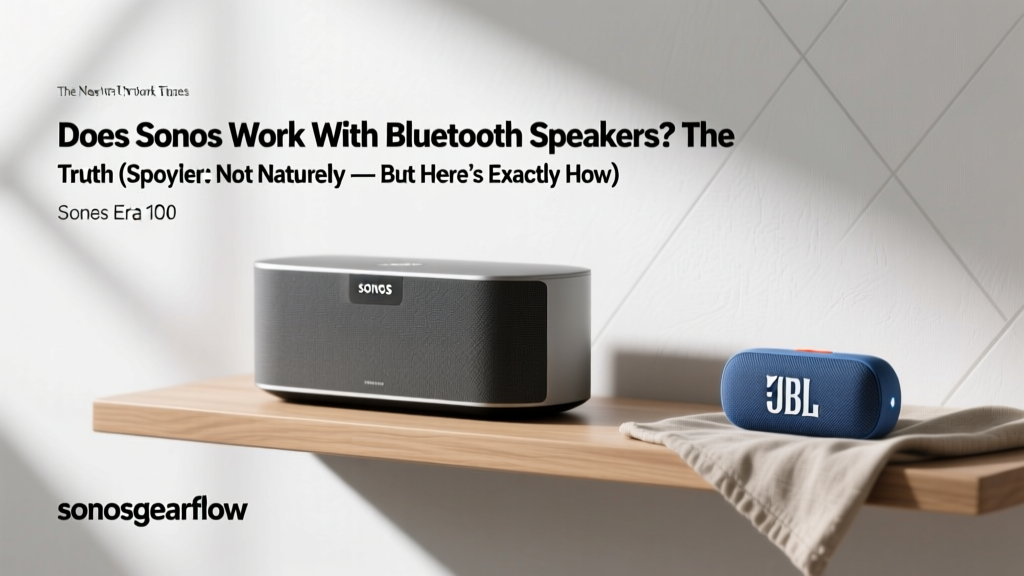 Sonos Bluetooth Speakers: How to Connect (2026)