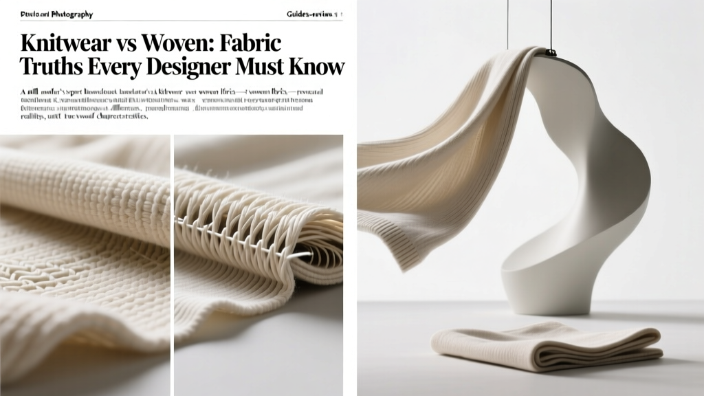 Knitwear vs Woven: Fabric Truths Every Designer Must Know