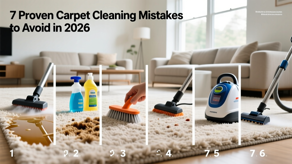 7 Proven Carpet Cleaning Mistakes to Avoid in 2026