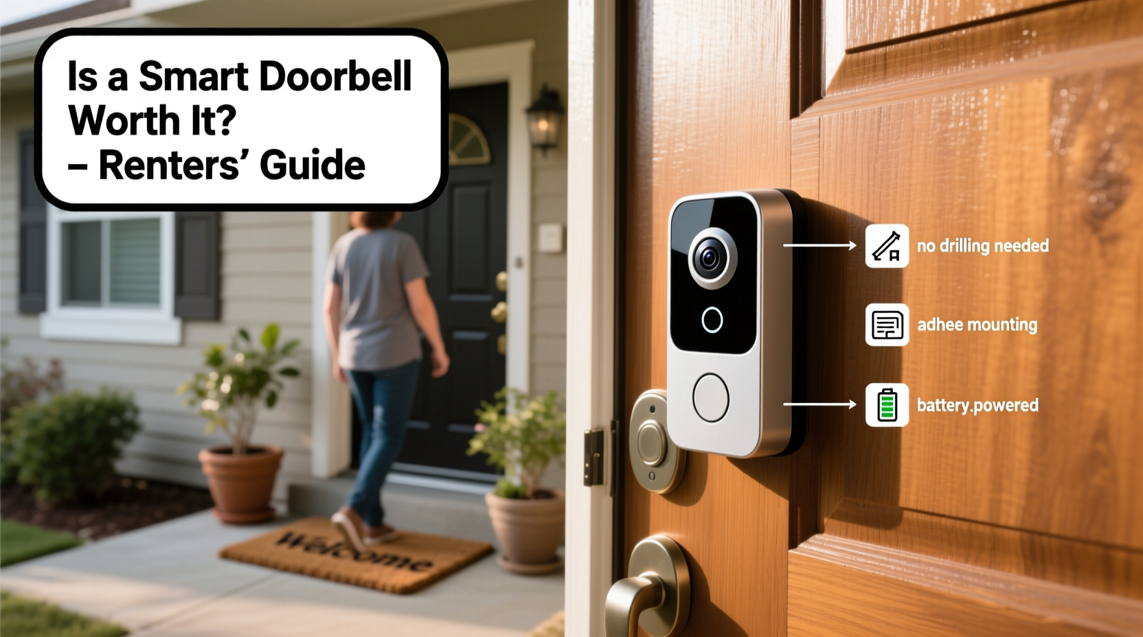 is a smart doorbell worth it if you rent your home installation tips
