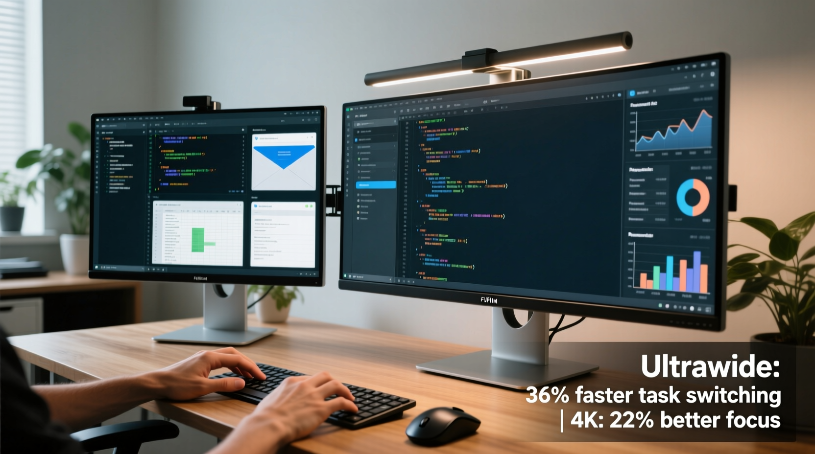 4k monitor vs ultrawide which boosts work efficiency more effectively