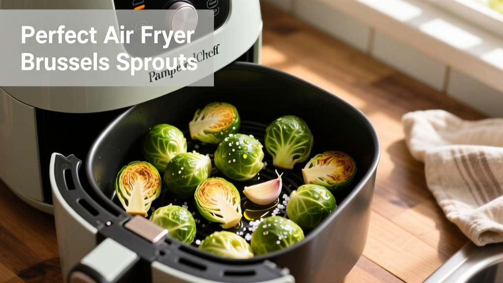 Perfect Air Fryer Brussels Sprouts (Pampered Chef)